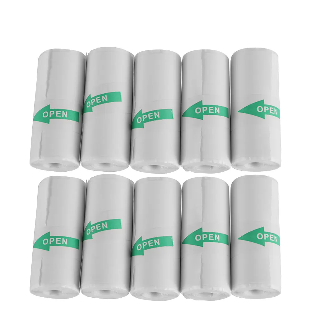 

10 шт., карманные наклейки для мини-принтера, 57 х25 мм