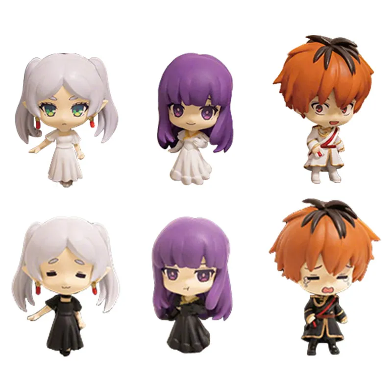 Фото Коллекционный набор аниме Bushiroad Gashapon Frieren — черно-белое платье, мини-фигурки, экшн-игрушки для взрослых и детей №1