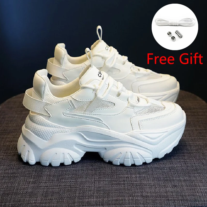 

Кроссовки женские сетчатые на толстой подошве, повседневные, дышащие, легкие