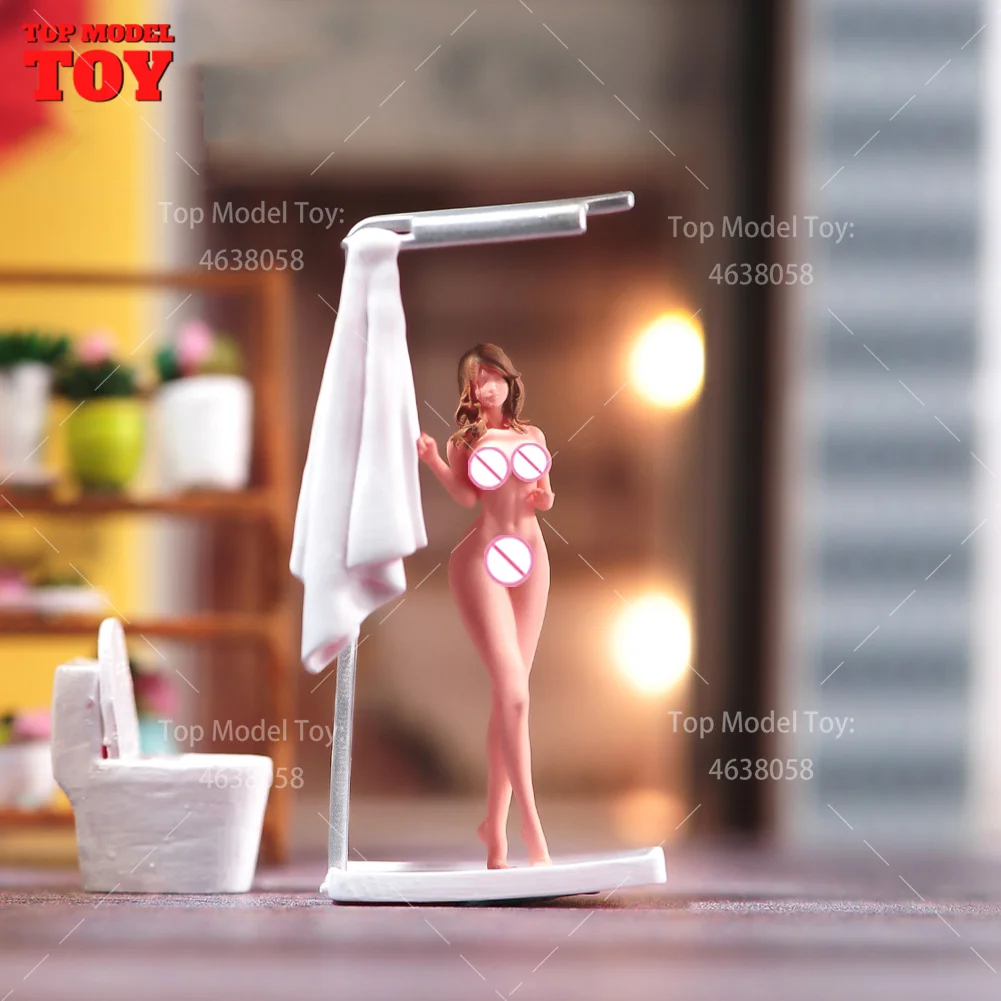 Окрашенные миниатюры 1/18 1/24 1/64 1/43 1/87 для купания красота девушка женская сцена