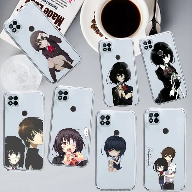 

Mei Misaki Another anime Phone Case Transparent for Xiaomi redmi note x f poco 10 11 9 7 8 3 i t s pro cover shell coque