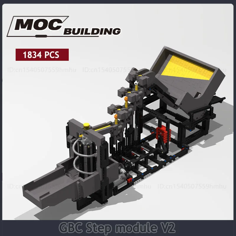 

Конструктор GBC MOC, ступенчатый модуль V2, технология, кирпичи, набор для сборки «сделай сам», головоломки, игрушки, рождественские подарки