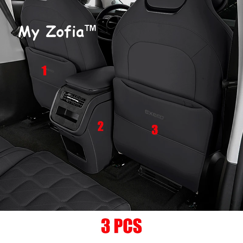 

Для EXLANTIX ET EXEED STERRA ET 2024 2025 Защитная пленка для спинки сиденья автомобиля, противоударные коврики, кожаный чехол, водонепроницаемые аксессуары