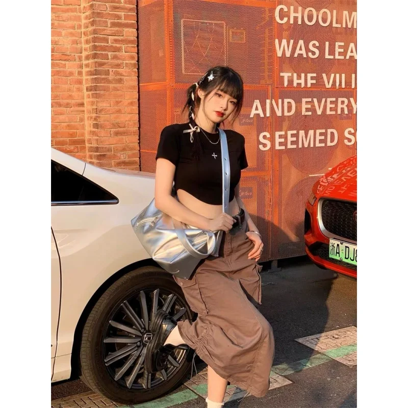 Модная вместительная Женская сумочка Роскошный дизайнерский модный хобо из