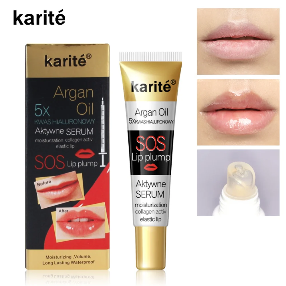 

Kiss Beauty Lip Plumper Moisturizing Lip Repairing Argan Oil Sexy Increasy Lip Elasticity Skin Care Lip Gloss Mask