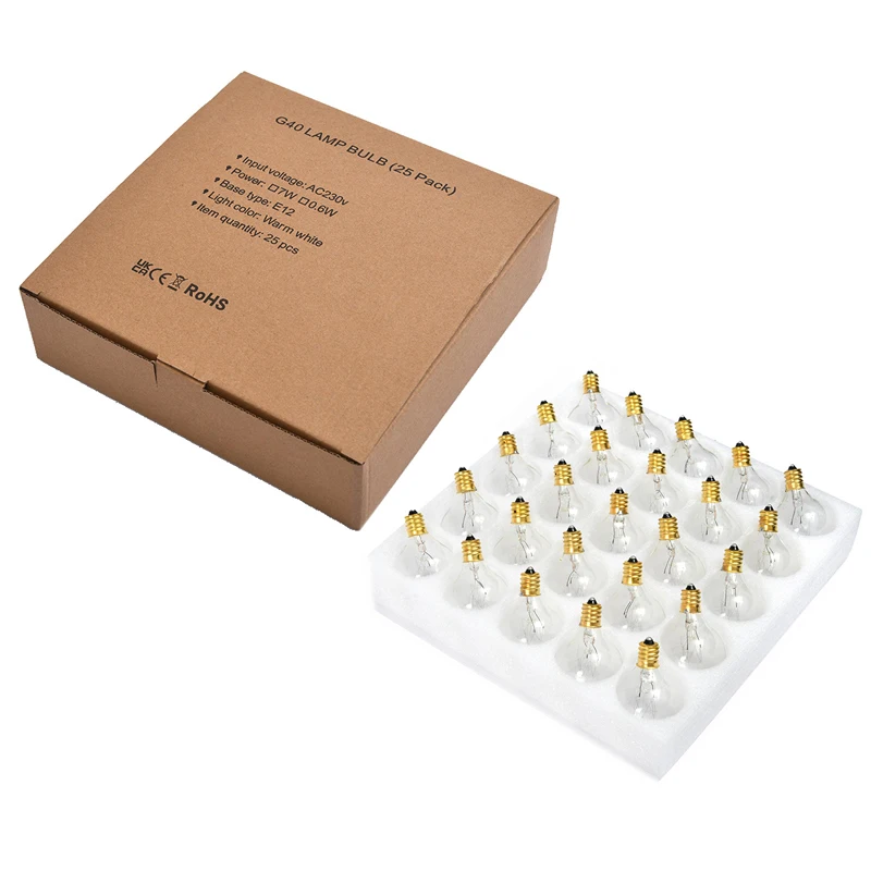 Купить Сменные светодиодные лампы G40 E12 с винтовым основанием, противоударсветодиодный светодиодные шариковые лампы, светильник ильник для улицы, ...