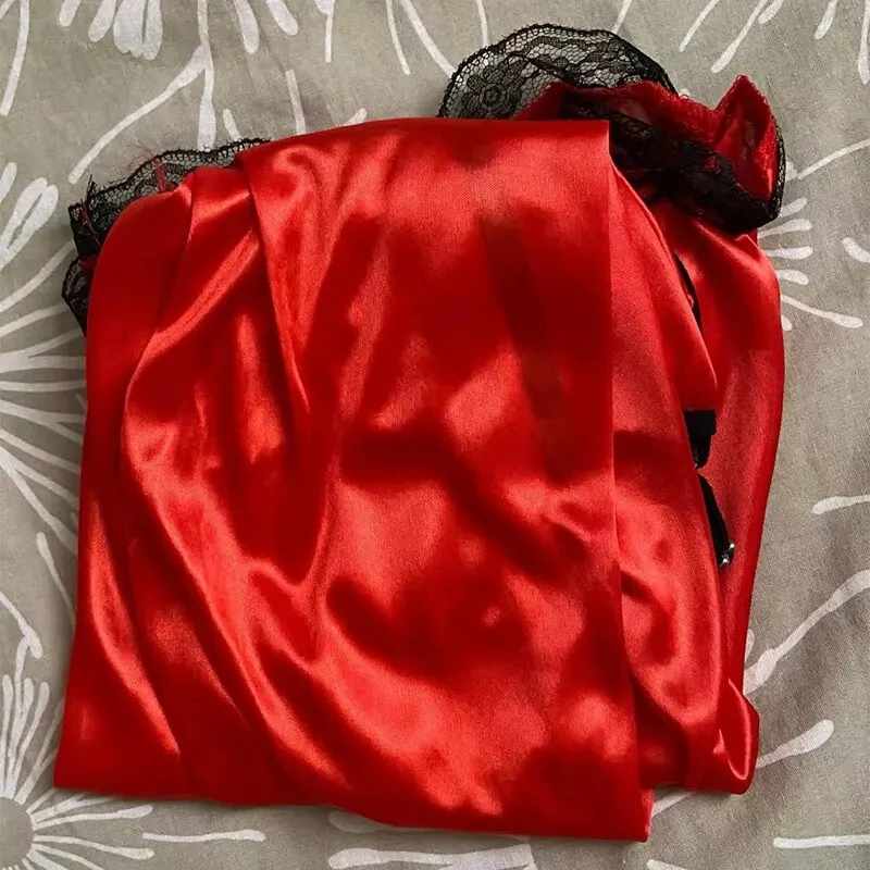 Пикантная женская ночная рубашка комбинация без рукавов пижама удобная Ночная