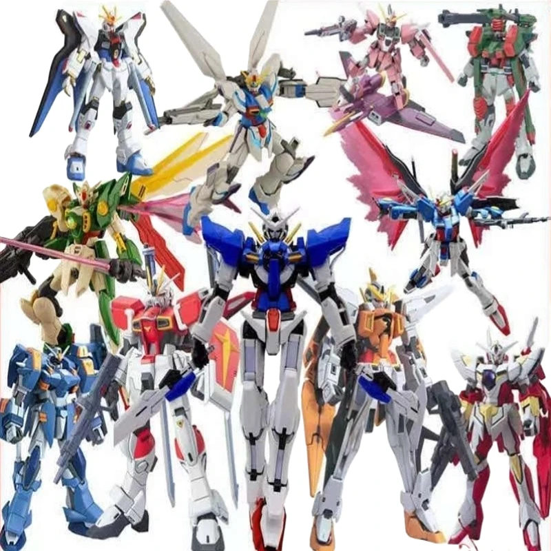 

Anime Peripherals Gundam Gao Gao HG 1/144 00R Mod GN Sword Fate Assault Seven Swords Assembled Model Toy Figure Gift