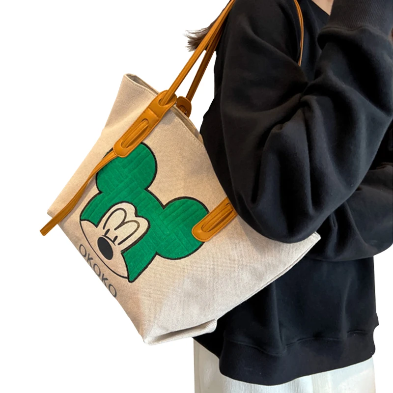 

Холщовые сумки-тоуты с рисунком из мультфильма «Микки Маус»