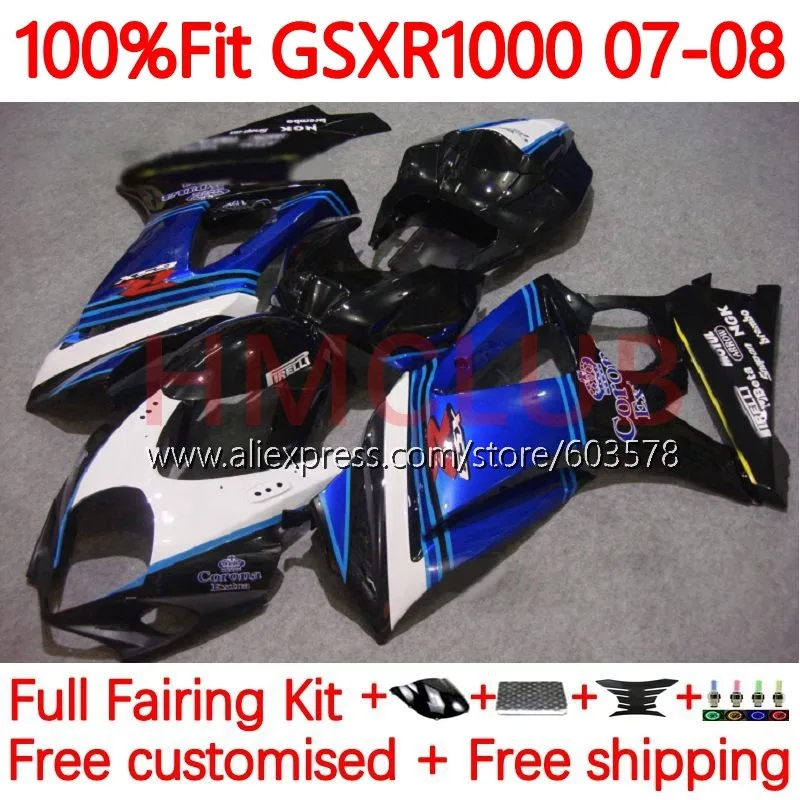 

Инъекция для SUZUKI GSXR 1000CC 1000 CC GSX R1000 K7 GSX-R1000 GSXR1000 2007 2008 GSXR-1000 07 08 обтекатель 101No.0 оранжевый черный