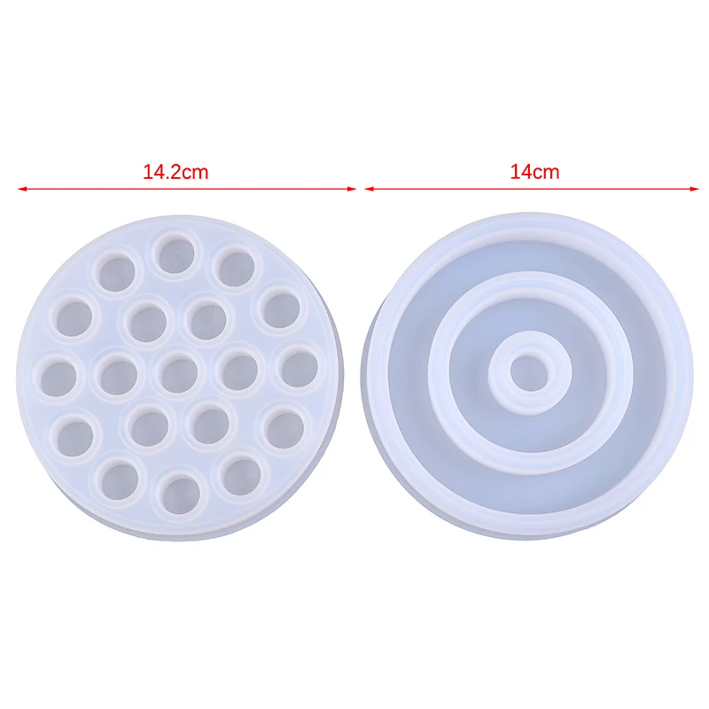 

Round Tray Silicone Mold Jewelry Box Storage Box Mold DIY Handcraft Holder