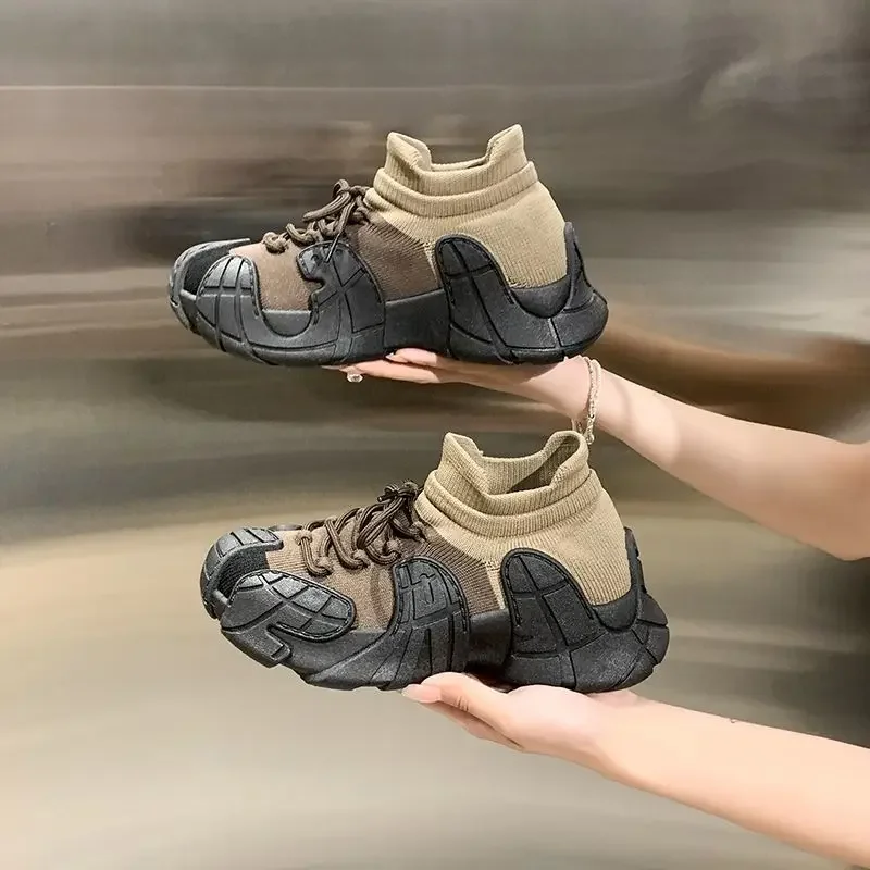 Женские туфли на высокой платформе Новая удобная и элегантная женская обувь