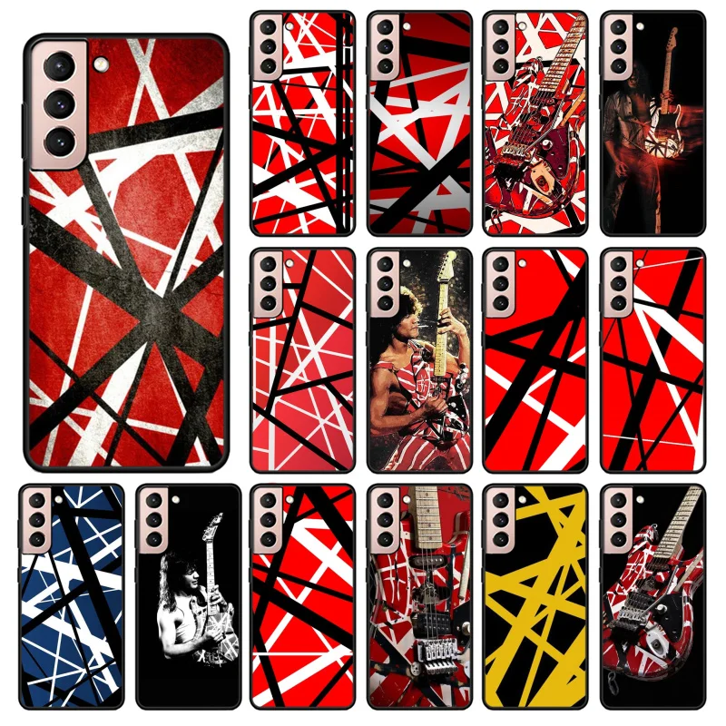 

Eddie Van Halen Graphic Guitar Phone Case For Samsung S30 S23 S22 S20 Ultra S20 S22 Plus S11 S10 S9 Plus S21 Plus S10E