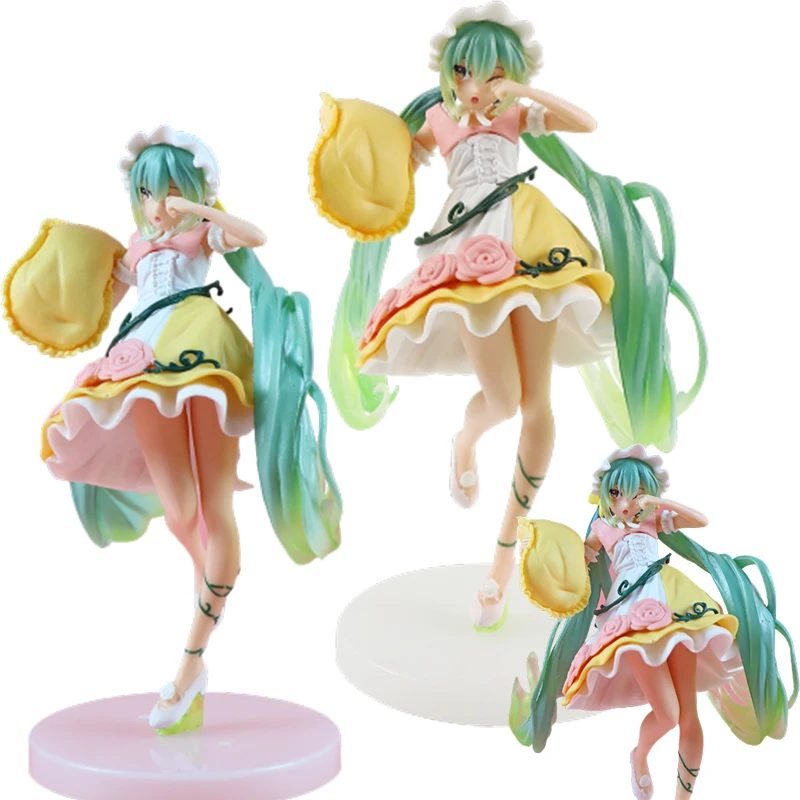 

Kawaii аниме Hatsune Miku Сказочная страна чудес Спящая красивая кукла игрушки автомобиль настольные украшения детские игрушки подарок на день рождения
