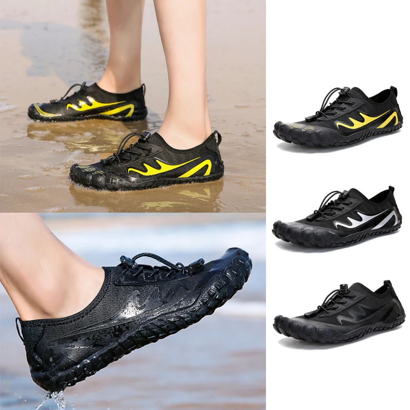 

2022 Men Women Beach Shoes Swimming Aqua Shoes Quick Dry Sandals Fitness Training Yoga Shoes Non-slip Slippers sandalias mujer