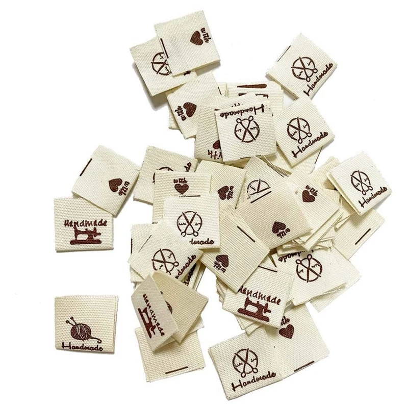 150 шт. тканевые этикетки ручной работы для шитья рукоделия бирки одежды кукол