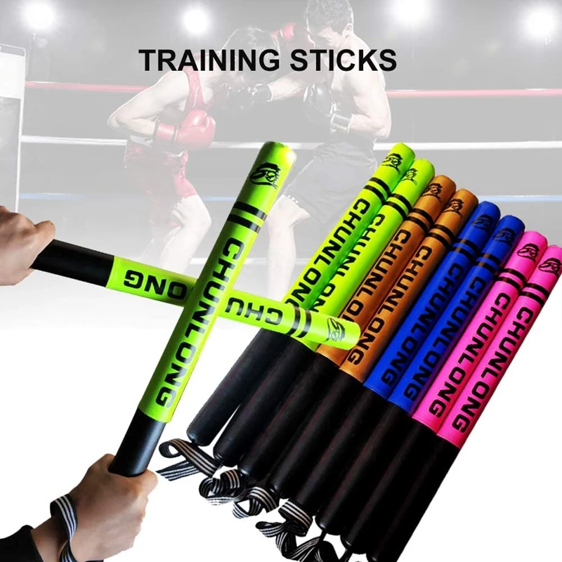 

Boxing Stick 2pcs PU Training Sticks Punching Target Pads Accuracy Agility Muay Thai Fighting Grappling Speed Training Tool