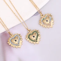 stainless steel zircon romantic heart necklaces for women choker necklaces clavicular neck chain necklet fashion jewelry gifts