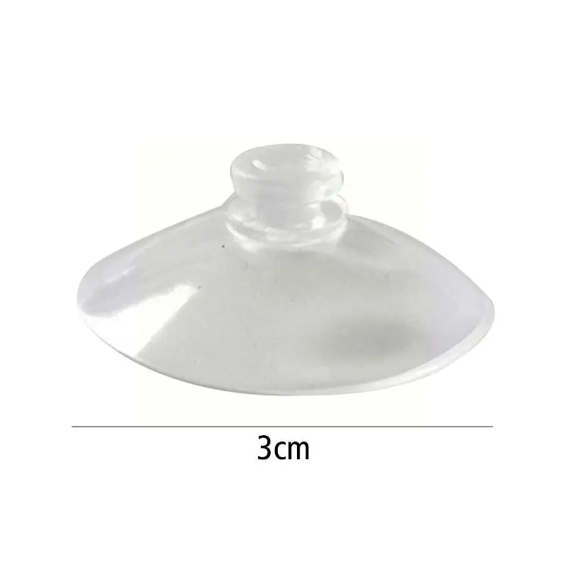 10 шт. 30 мм Грибовидная головка на присоске для аквариума прозрачный аквариум