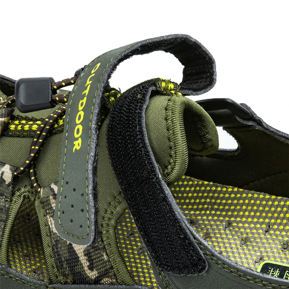 Summer Men Casual Beach Shoes Outdoor Water Shoes Breathable Trekking Fashion Hiking Climbing Fishing Genuine Leisure Sandals