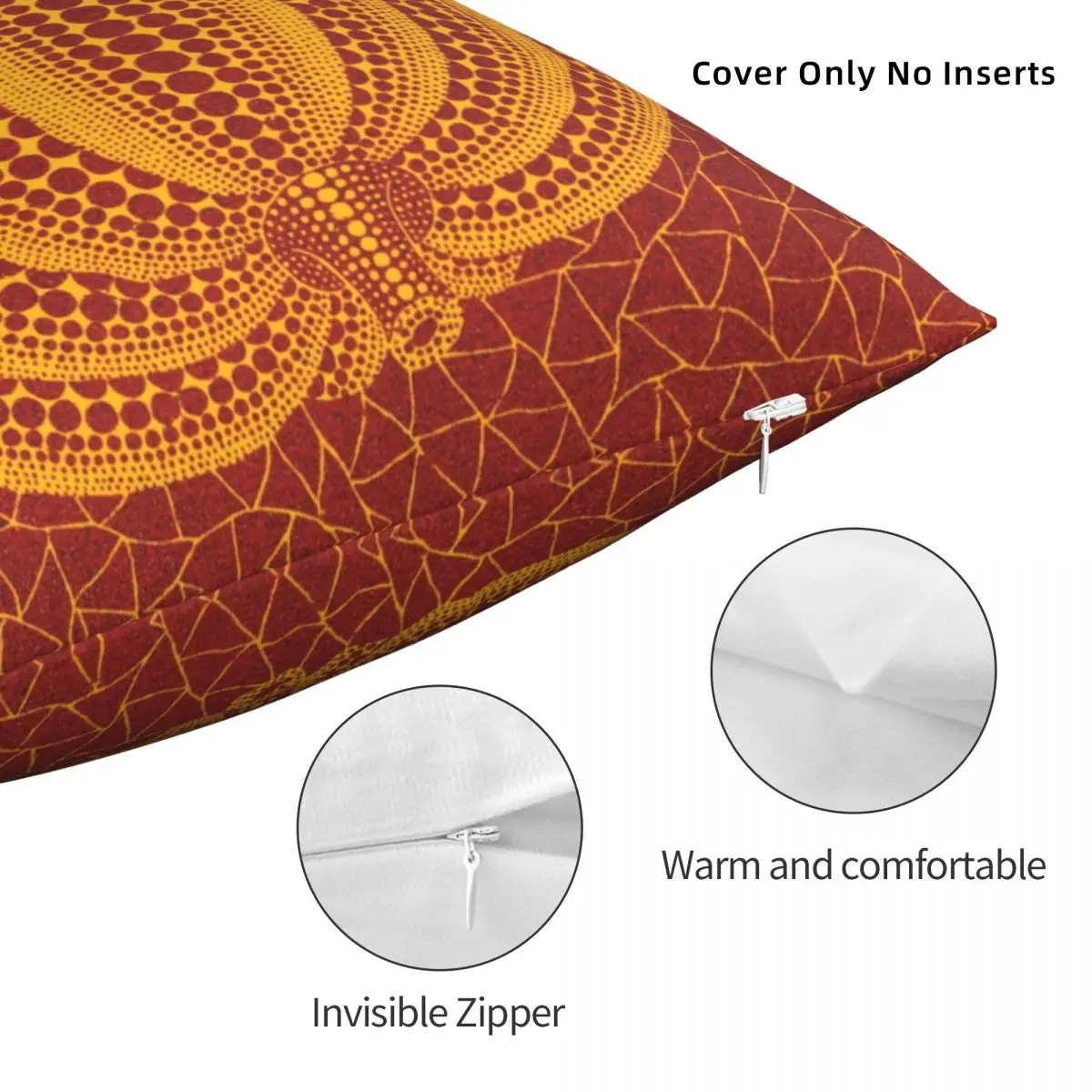 Yayoi Kusama наволочка с тыквой чехол для подушки из полиэстера декоративный в горошек