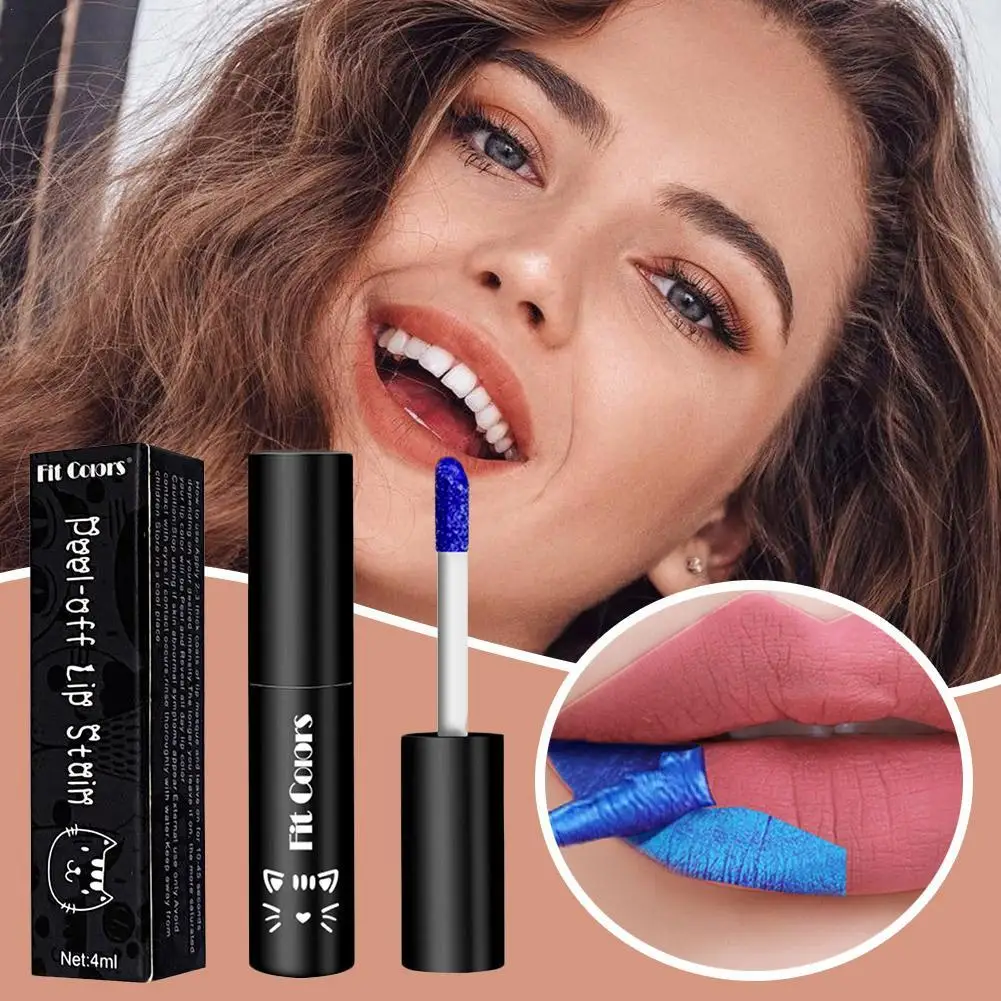 

Amazing 5 Colors Peel Off Liquid Lipstick Waterproof Long Lasting Lip Gloss Tear Off Makeup Tattoo Lip Gloss Lip Tint Cosmetics
