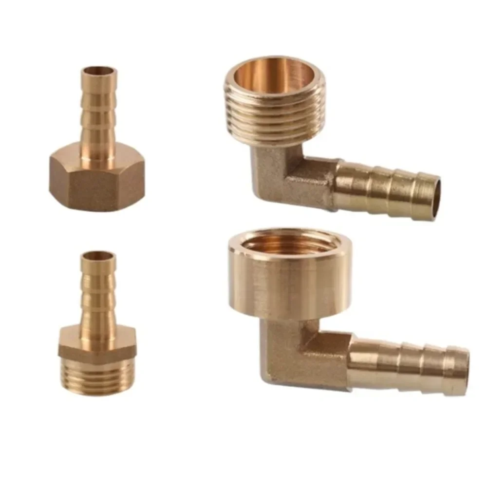 4 мм 6 8 10 12 14 16 19 20 25 штуцер для шланга x 1/8 &quot1/4" 3/8 &quot1/2" 1 "Папа BSPP латунный