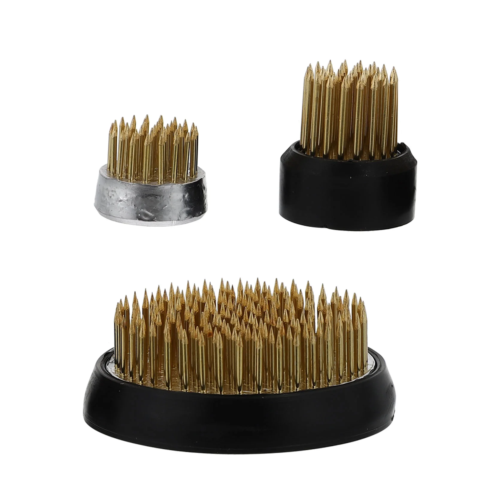 

3pcs Flower Flower Metal Arranging Round Spiky Fixed Tools Floral Arrangement Pin Holder for Flower Arrangement Fixation