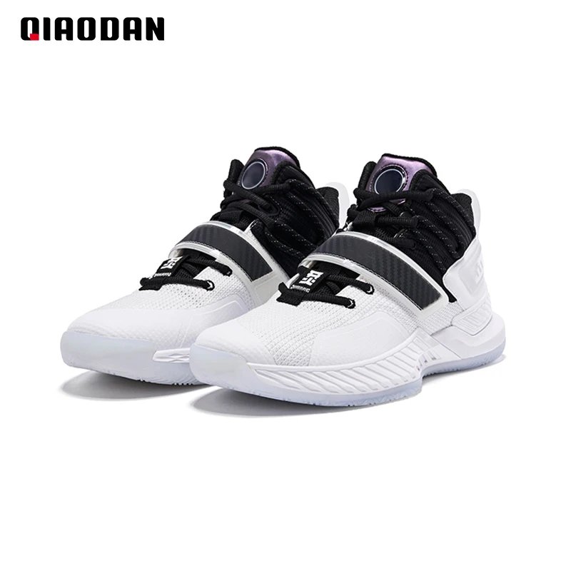 QIAODAN Men Sneakers TITAN Series Athletic Sports Shoes Carbon Plate Anti-slip Cushioning High-top Basketball Shoes XM35200150
