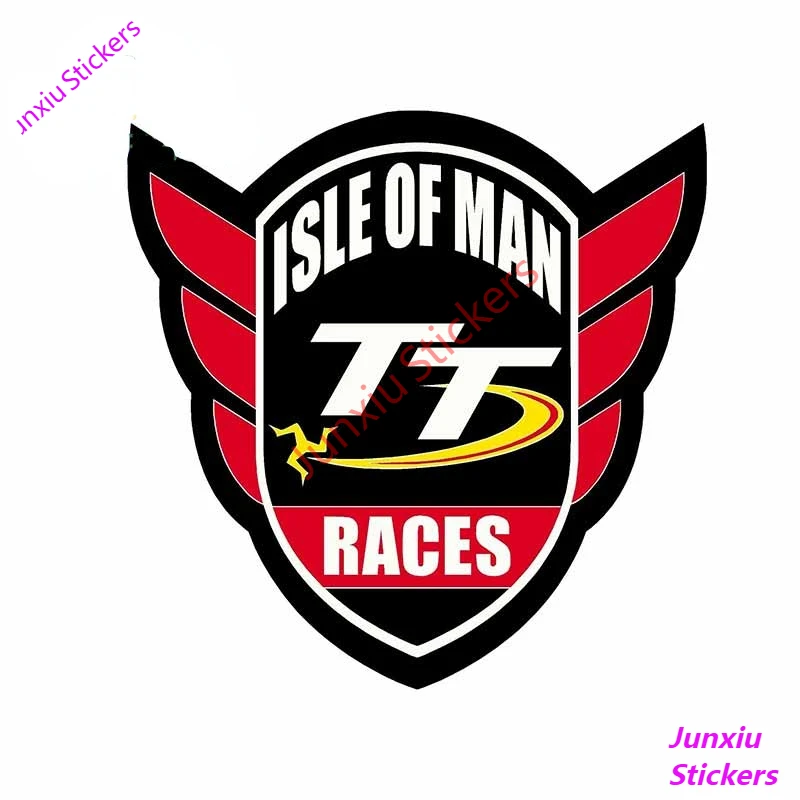 

Isle of MAN TT Personality Car Stickers Vinyl Waterproof Decal Styling Suitable for SUV Camper Yacht Decals Decoration PVC13cm