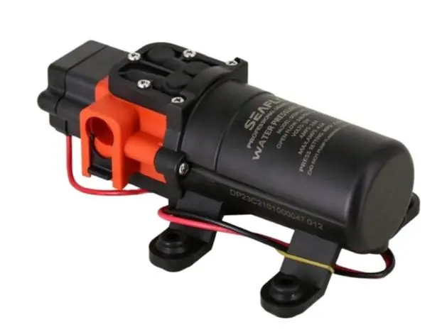 

Seaflo 23C Series 12V SFDP1-015-040-23C 1.5gpm/40PSI автоматический морской мембранный насос