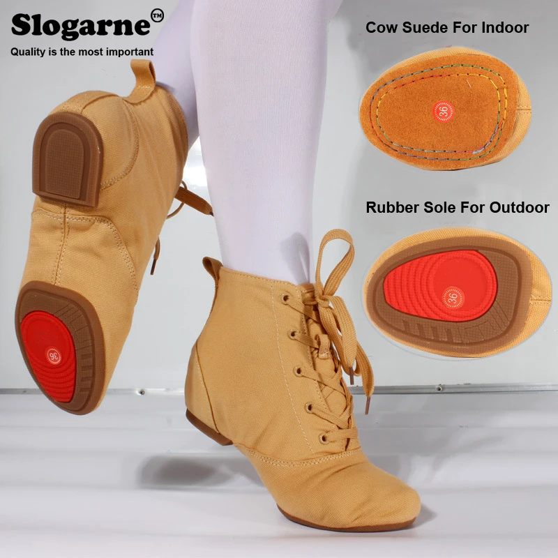 

Women Children Jazz Shoes Dance Boots Ballet Shoes High Top Soft Sole Men Dance Shoes Latin Shoes Modern Dance Yoga Train Shoes