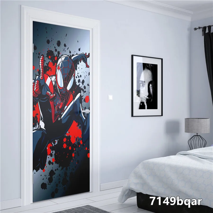 Настенные наклейки мстители супергерой Marvel абстрактное искусство настенные для