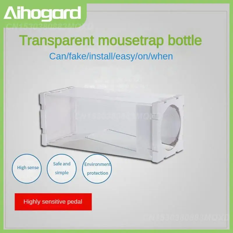 

Складная визуальная ловушка для мыши, домашняя удобная и быстрая крысиная клетка, прозрачная ловушка для мыши для борьбы с вредителями