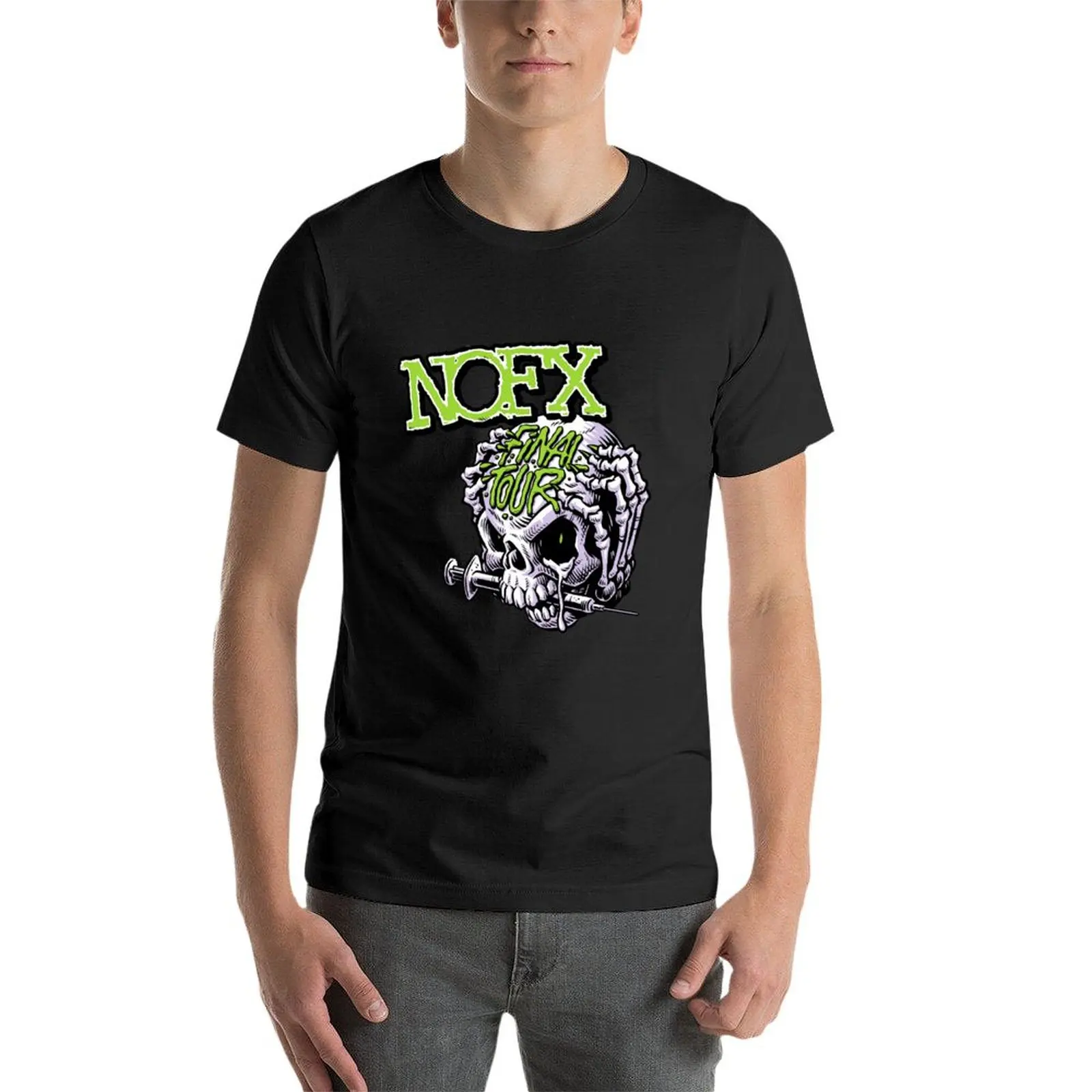 Nofx Merch ultitour футболка с черепом быстросохнущая Милая одежда для мужчин