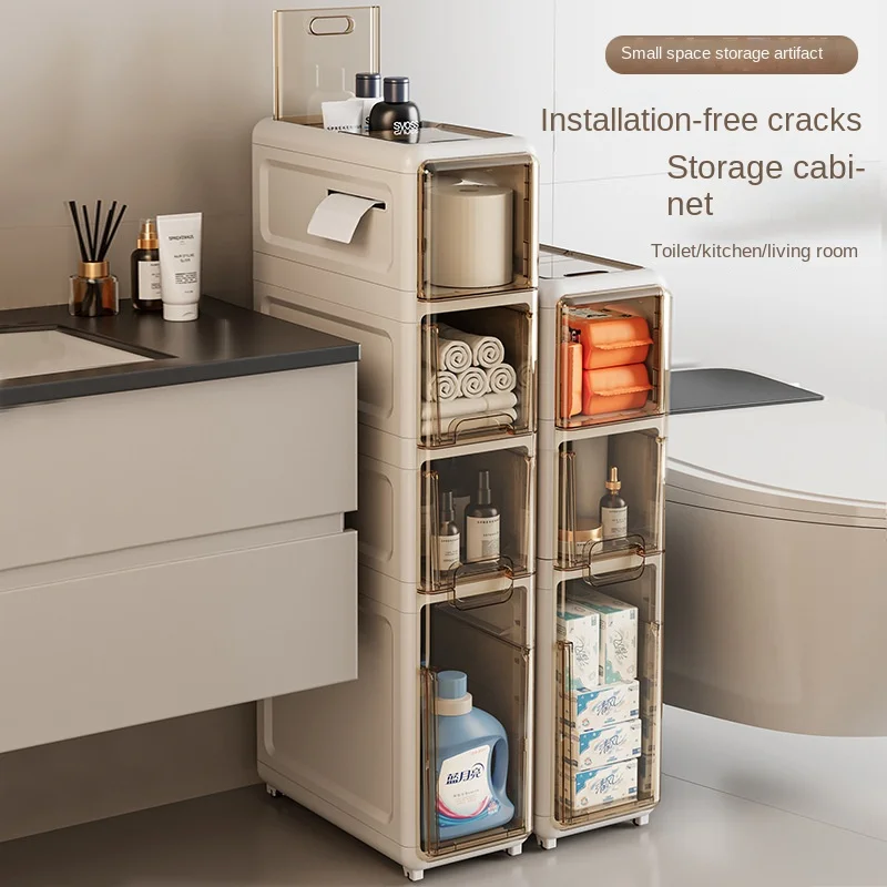 

Bathroom storage cabinet, waterproof cosmetic tissue storage box, bedroom bedside table