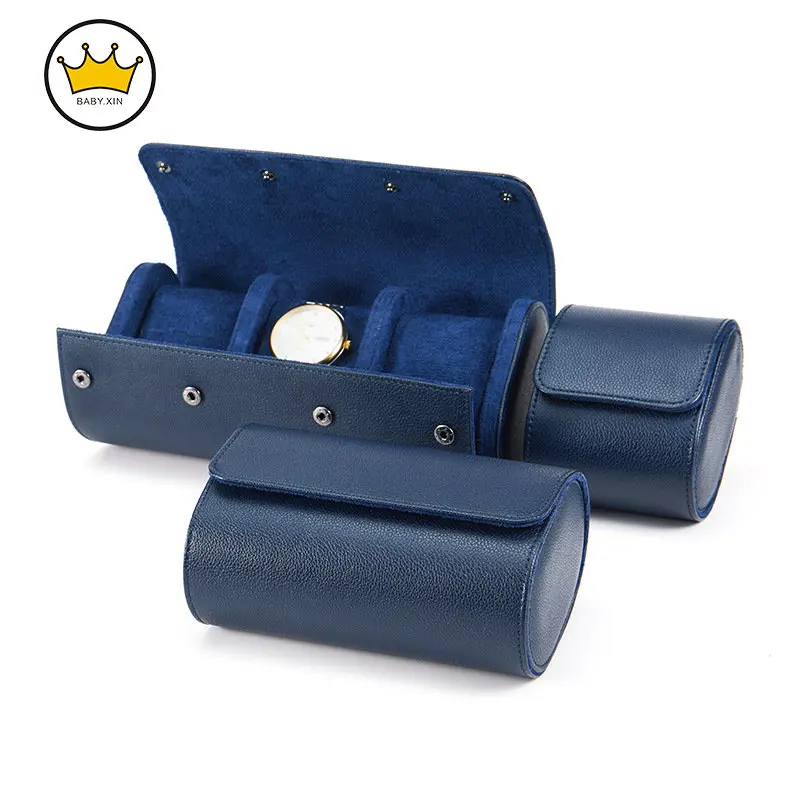 

Prevents Scratching and Oxidation Watch Box Case Watch Pouch Organizer Classic Travel Storage Leather Bag PU Leather Watch Case