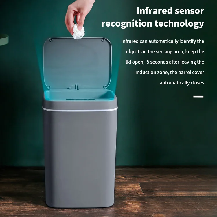 

waterproof rechargeable battery 12 l automatic basurero inteligente