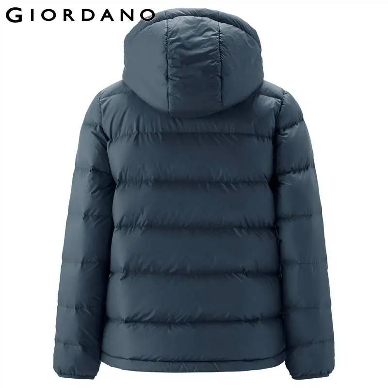 GIORDANO Women Down Jackets Waterproof 85% Duck Down Jackets Windproof Plain Color Machine Washable Casual Down Jackets 13372773