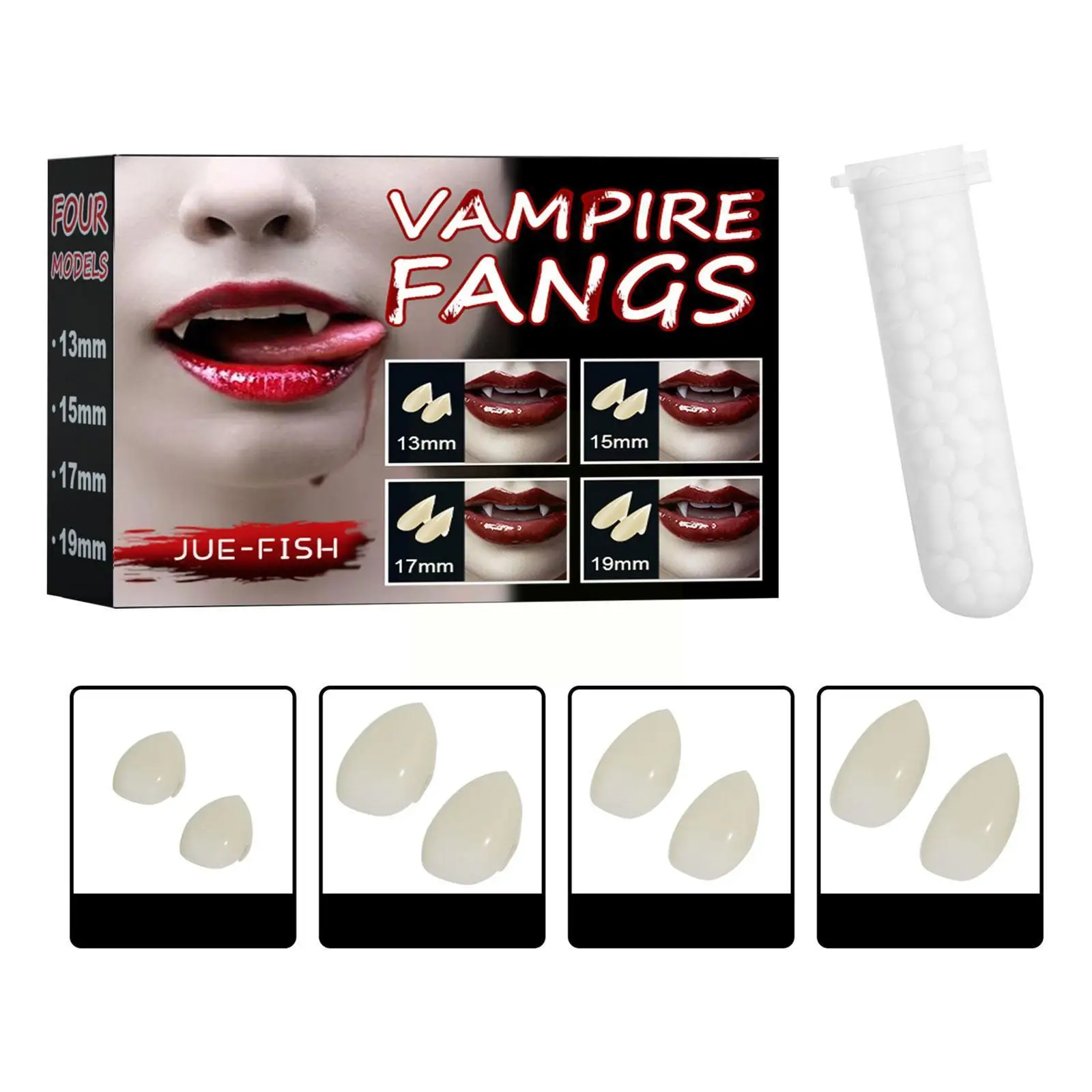 

Клыки, клыки, протезы, реквизит, реквизит для костюма на Хэллоуин, клей для зубов, для вечерние НКИ, искусственные зубные протезы, декор для Х...