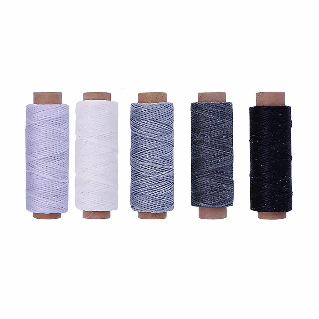 

150D 50m Handmade Wax String Sew Wax line Leather Sewing Waxed Thread Cord for Leather Craft DIY 10 Colors Sewing Thread