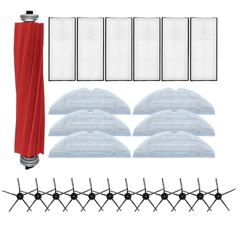 

Аксессуары для Mi Roborock S7, тряпочка для швабры, телефон S7 Plus, робот-пылесос, основная щетка, съемная 25