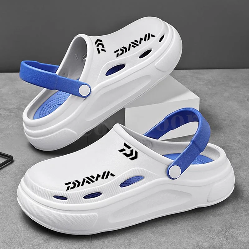 

Daiwa Summer Men's Non-Slip Breathable Sandals Outdoor Sports Casual Quick-Drying Hiking Wear Resisting Beach Fishing Slippers