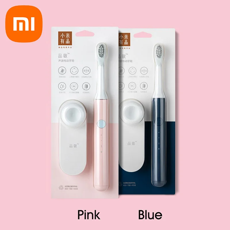 

Original XIAOMI Mijia SO WHITE Sonic Electric Toothbrush Wireless Induction Charging IPX7 Waterproof PIN JING Tooth Brush