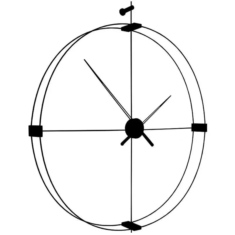 Испанские настенные часы для гостиной дома современные минималистичные
