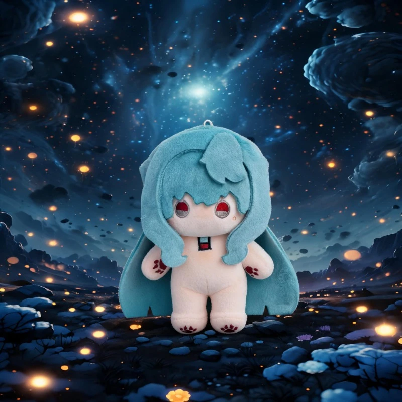 Фото 10-сантиметровая аниме-игровая фигурка «Reign of Nightfall» в стиле каваи для косплея, мягкая хлопковая кукла с каркасом, миниатюрная игрушка для самостоятельной сборки, подарок. №4
