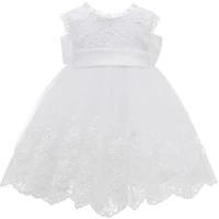 new childrens wedding dress girl lace sleeveless birthday show dance host little child pompous princess skirt