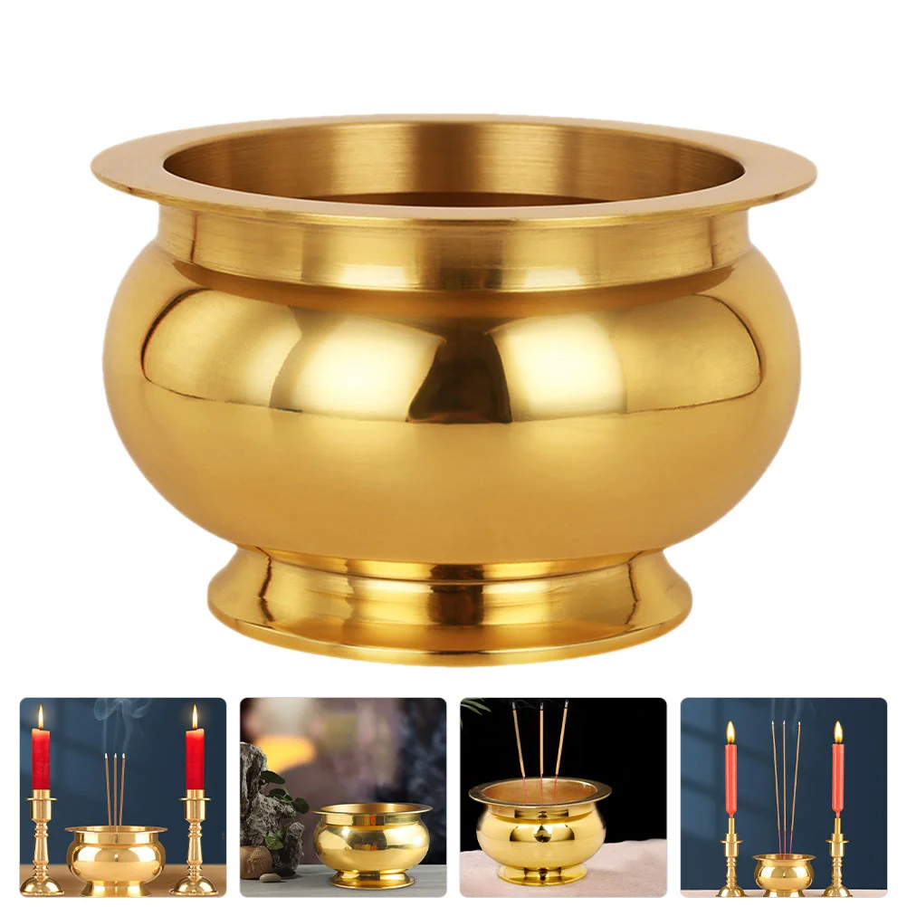 

Censer Retro Holder Burner Copper Censer Religious Decoration for Gift