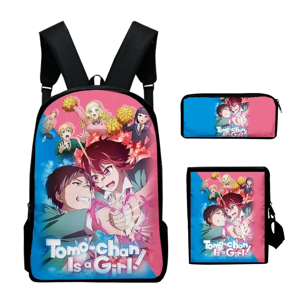 Tomo-Chan is a girl Школьные рюкзаки с 3D принтом в стиле аниме рюкзак для ноутбука сумка