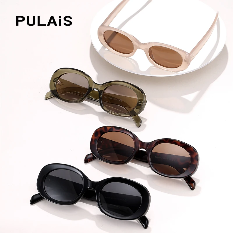 

PULAIS 2023 New Fashion Sunglasses Classic Retro Square Sunglasses Women Brand Travel Small Sun Glasses